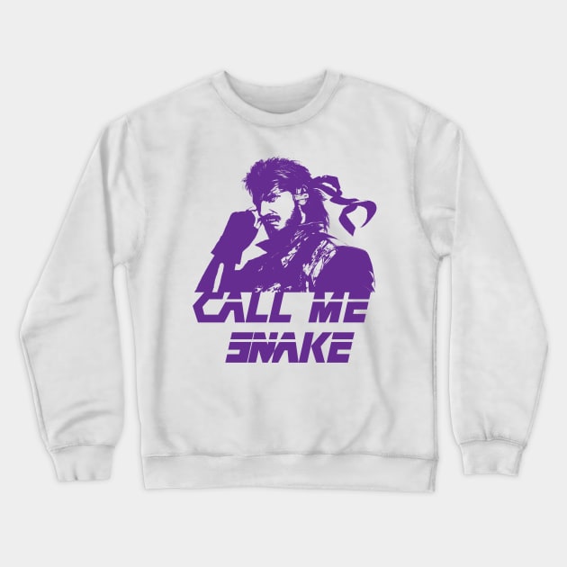 Call me Snake Crewneck Sweatshirt by horrorshirt